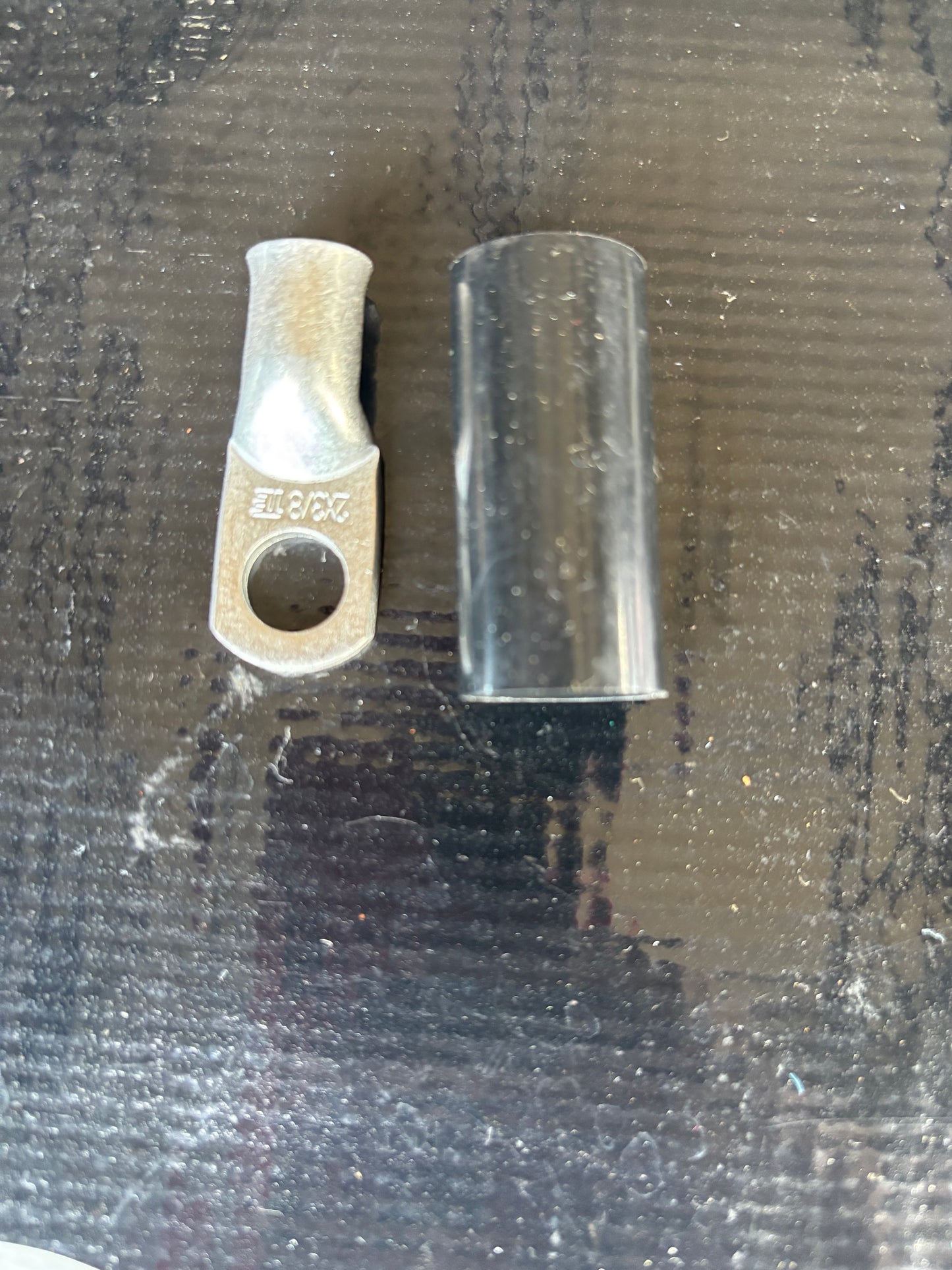 #2 guage cable end and shrink tube kit