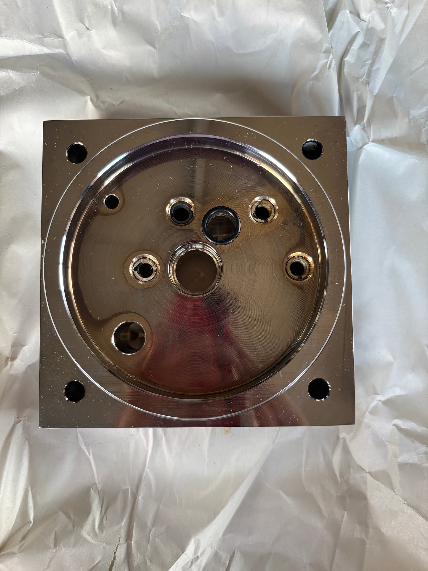 3/4” piston/bladder USA chrome block