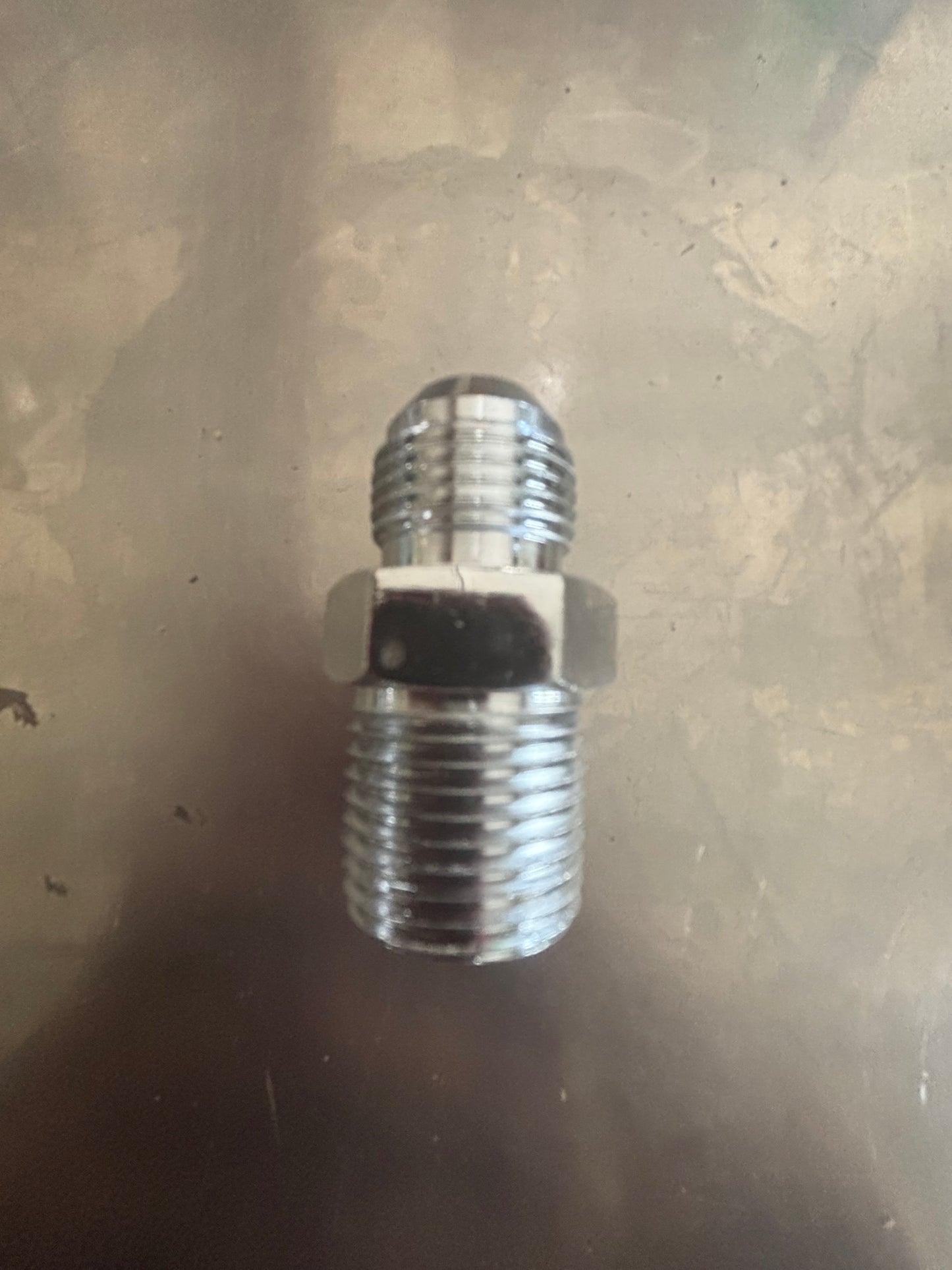 1/2x8 straight chrome fitting