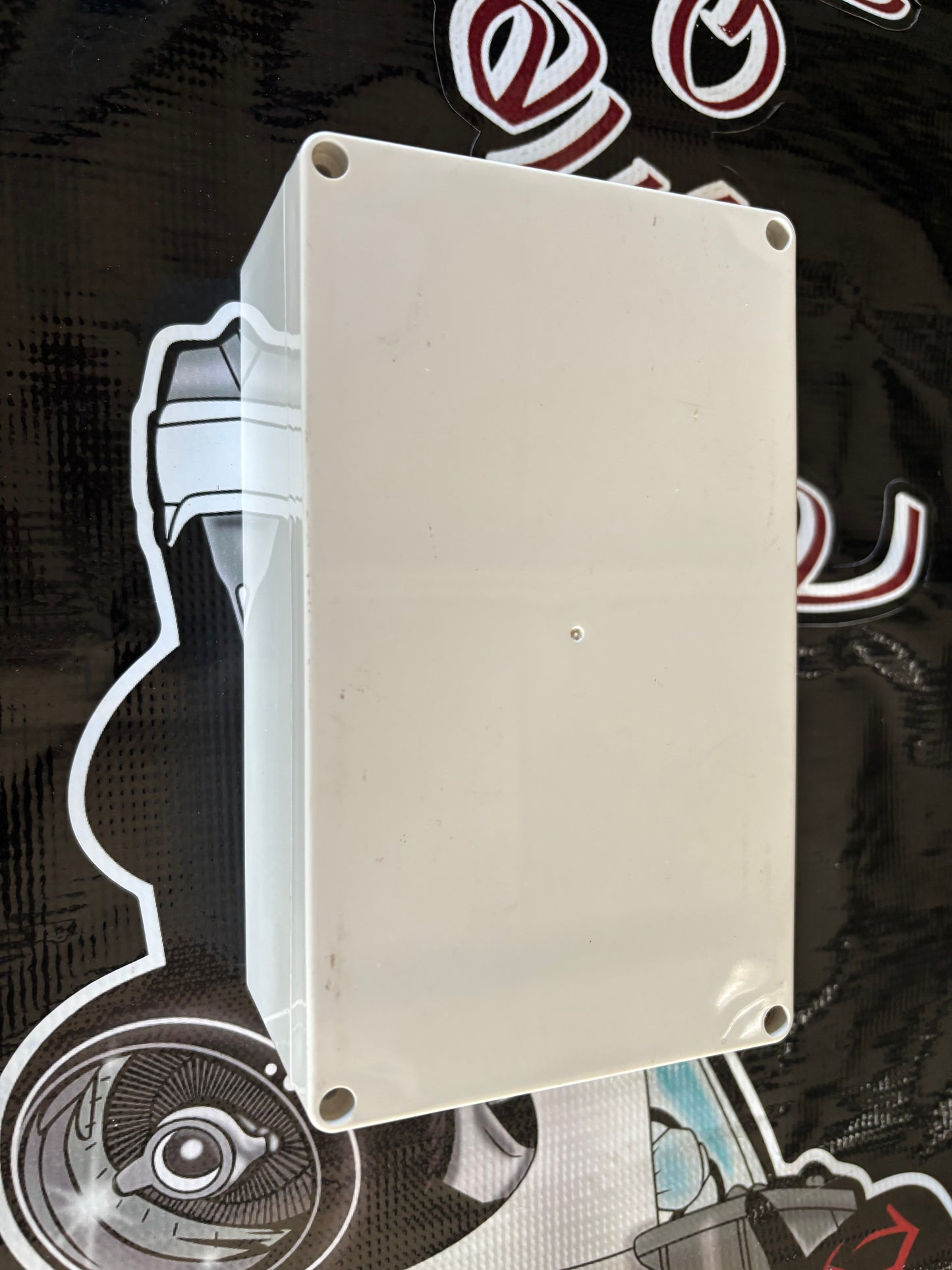 Blank switch box white