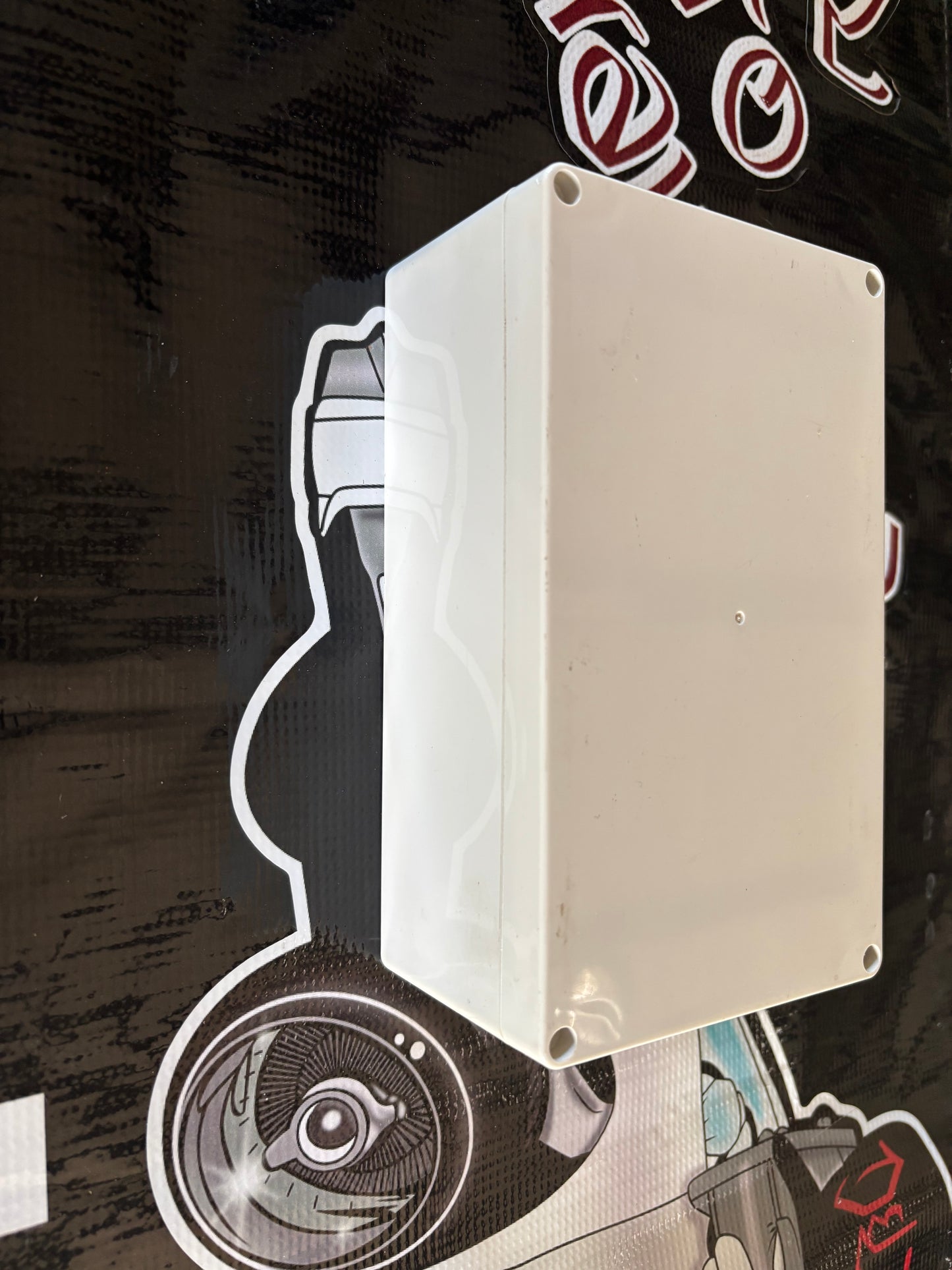 Blank switch box white