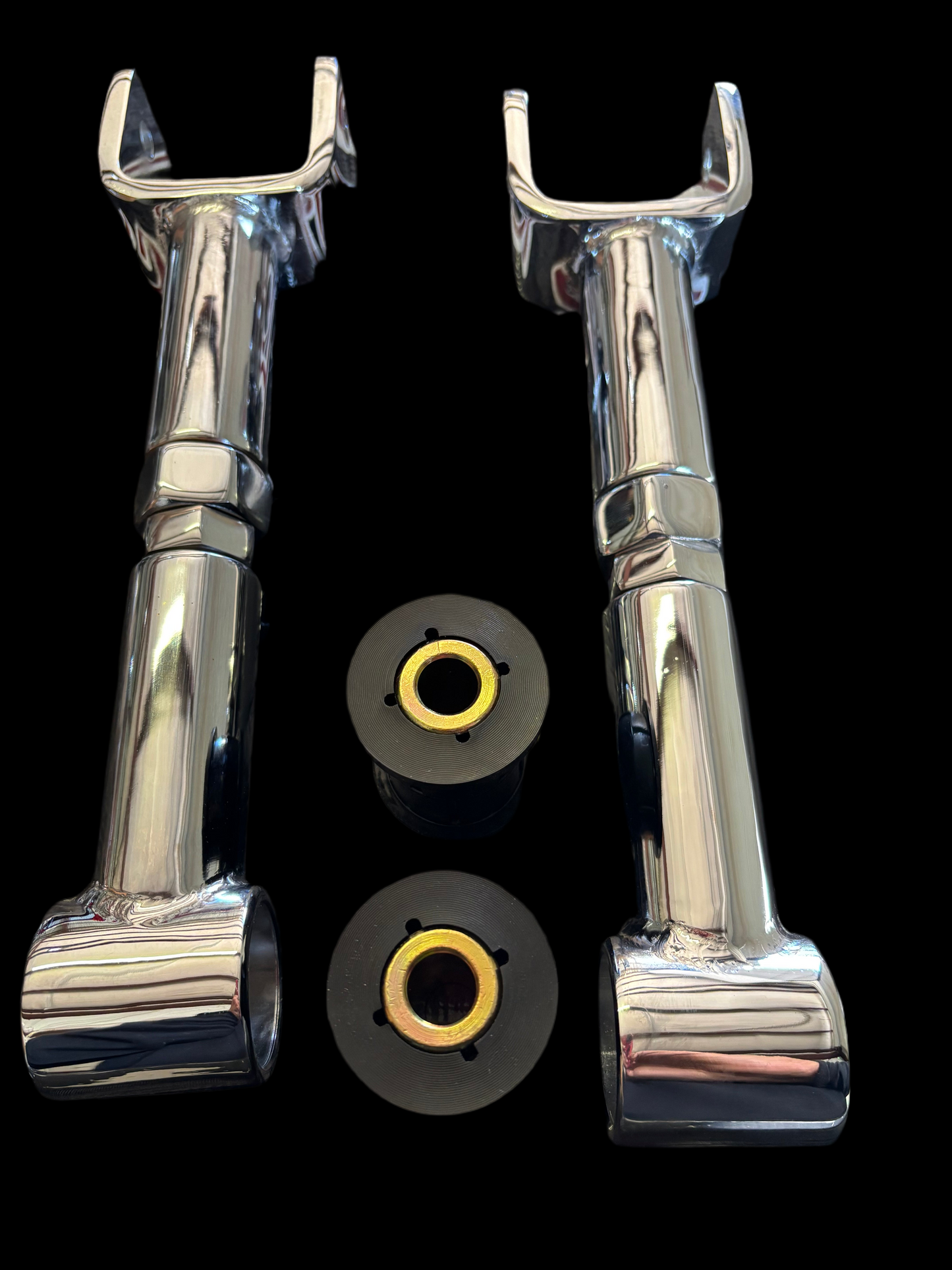 Chrome adjustable upper trailing arms