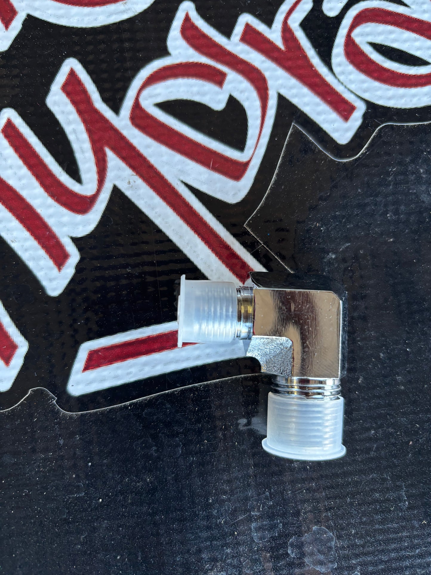 3/8 x 6 chrome elbow fitting
