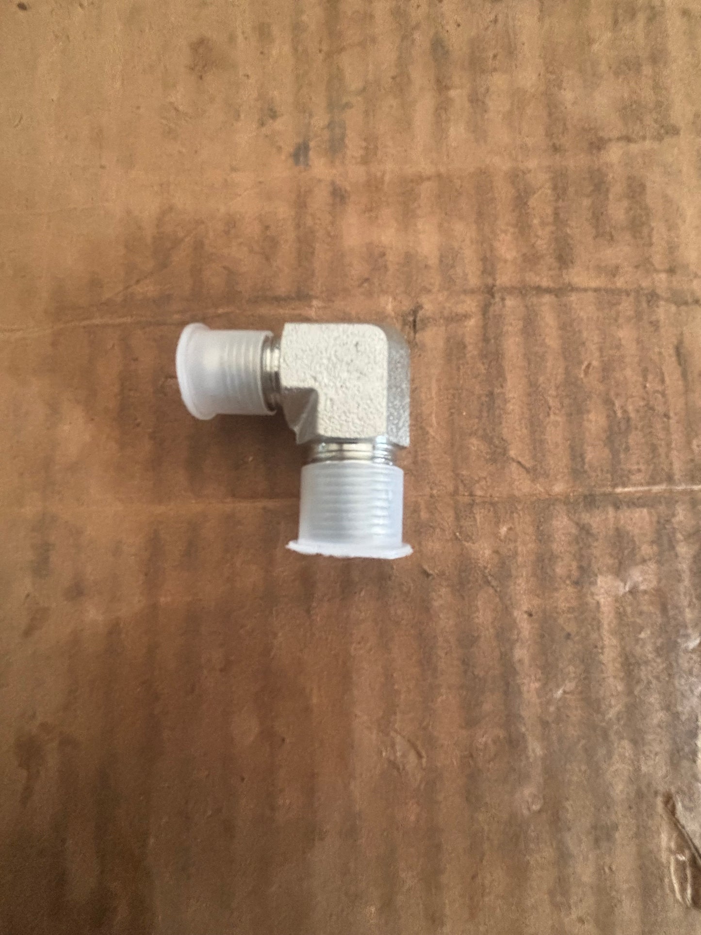 3/8x6 zinc elbow