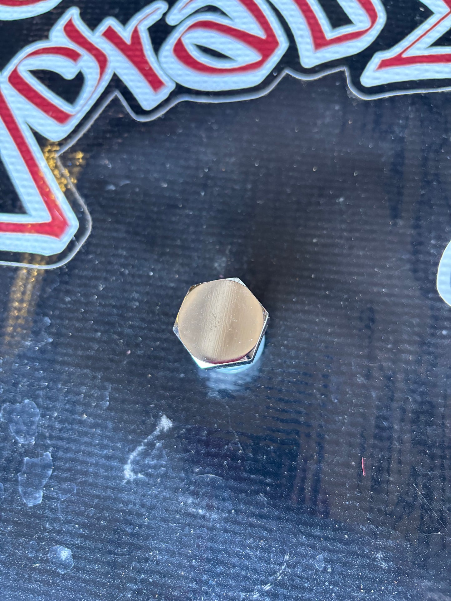 3/8 chrome hex plug tank plug