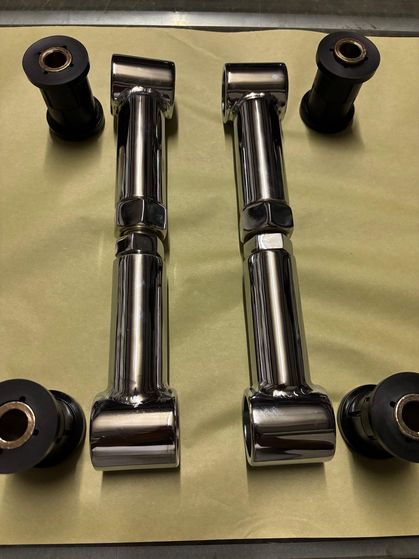 65-70 impala chrome upper adjustable trailing arms
