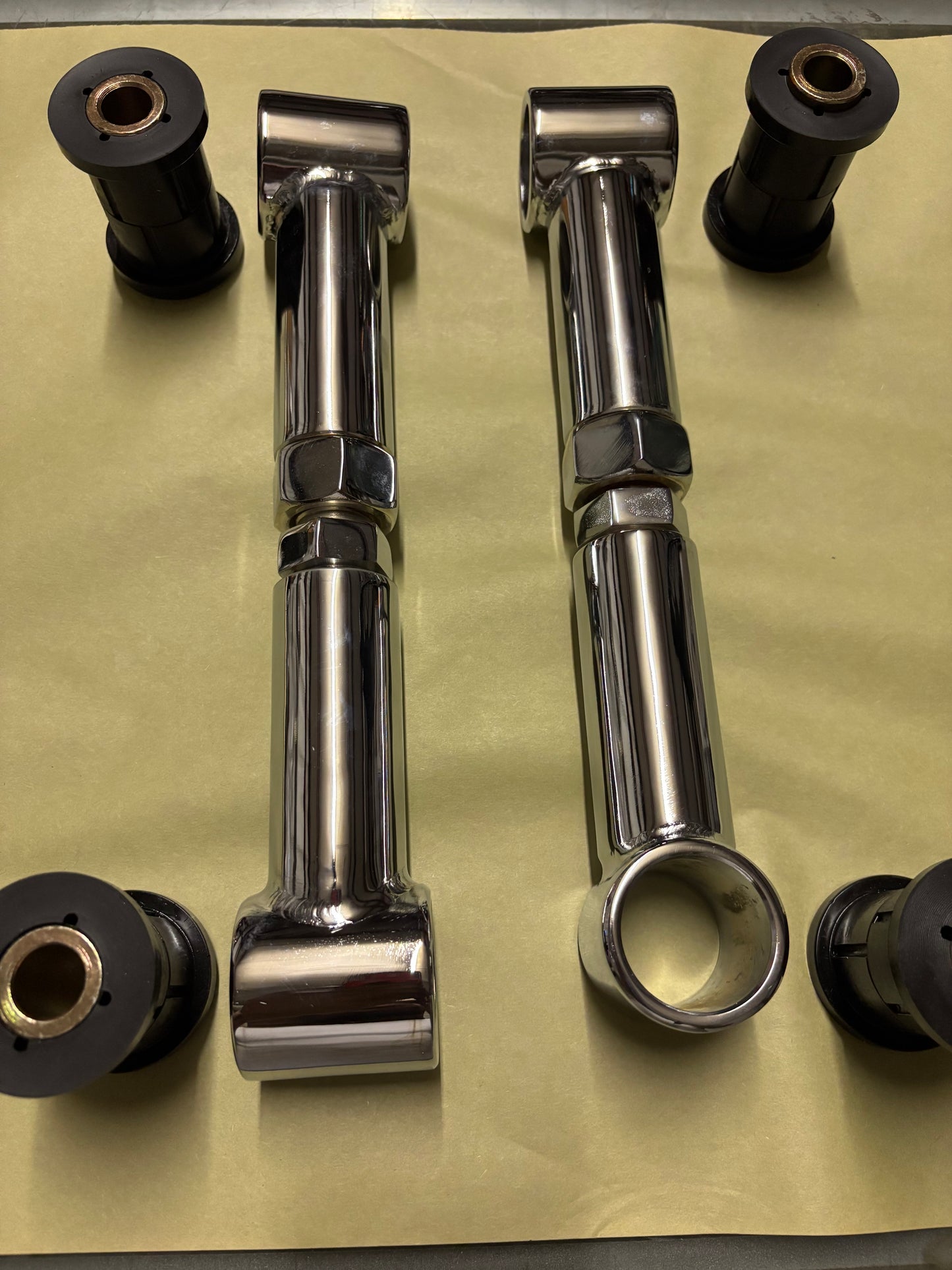 65-70 impala chrome upper adjustable trailing arms