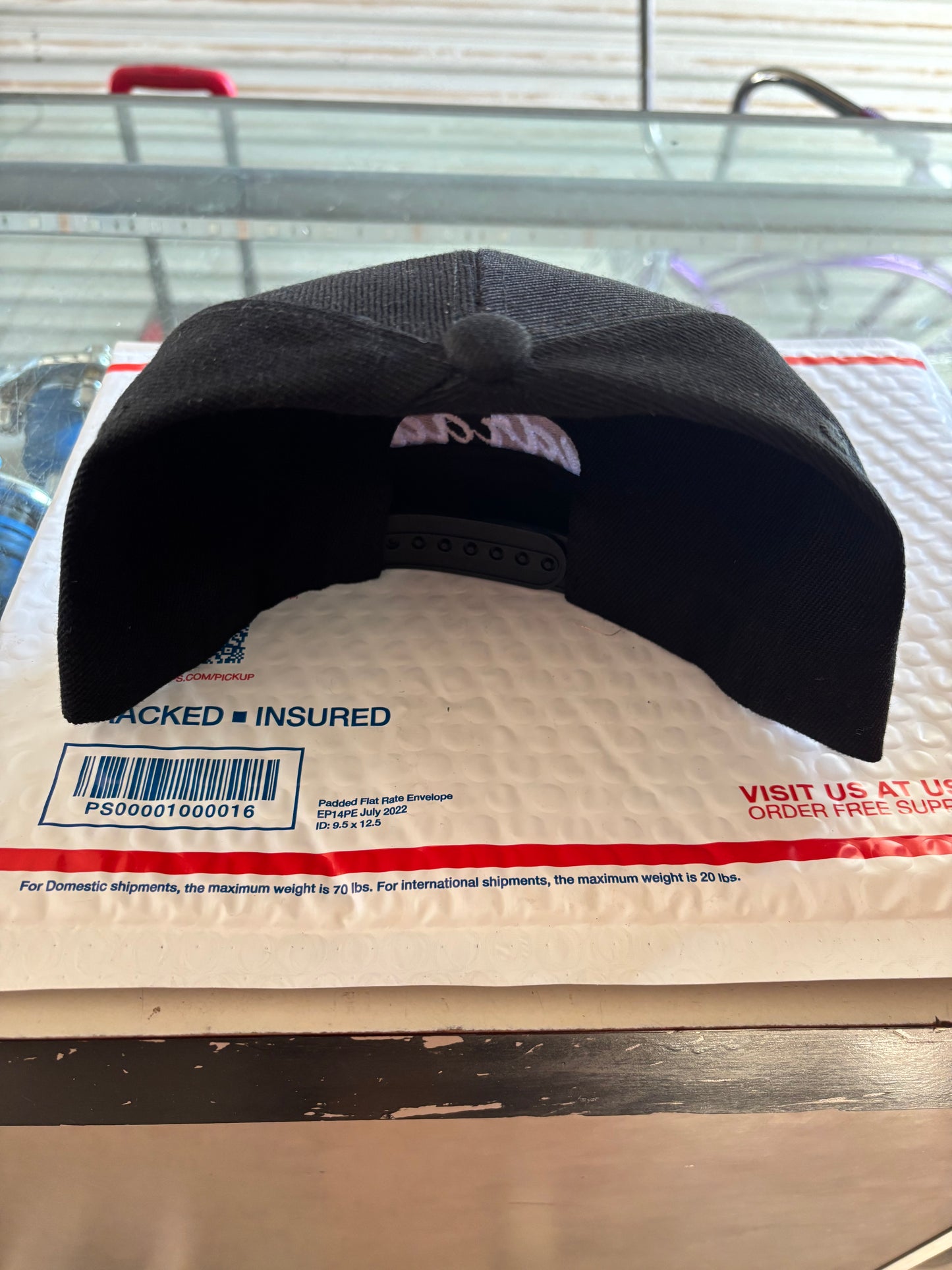 Del Toro Hydraulics snap back red lettering