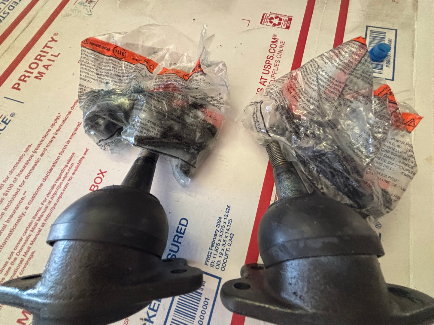 Lincoln spoon unbreakable balljoints