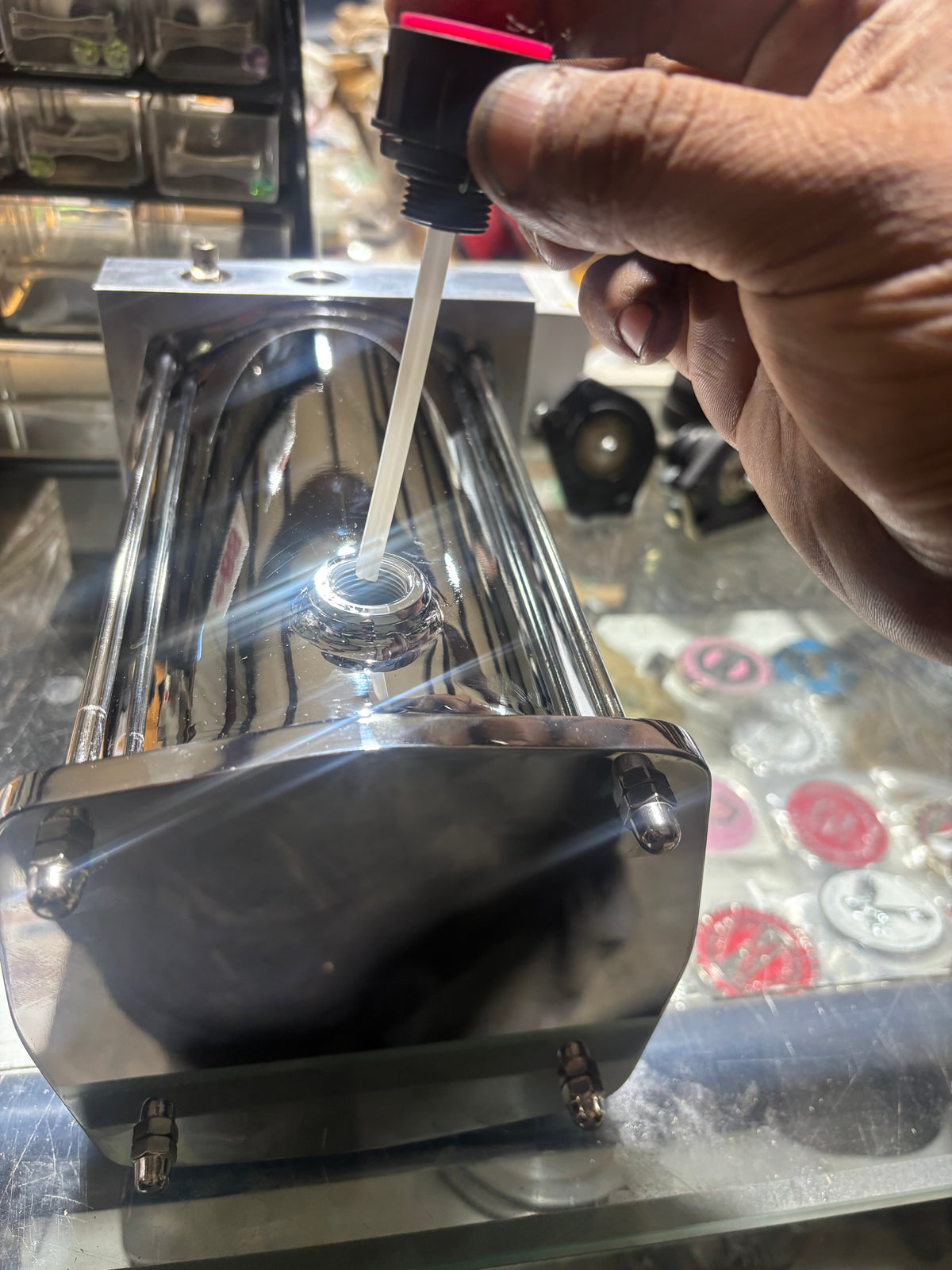 3/8 tank plug dipstick breather