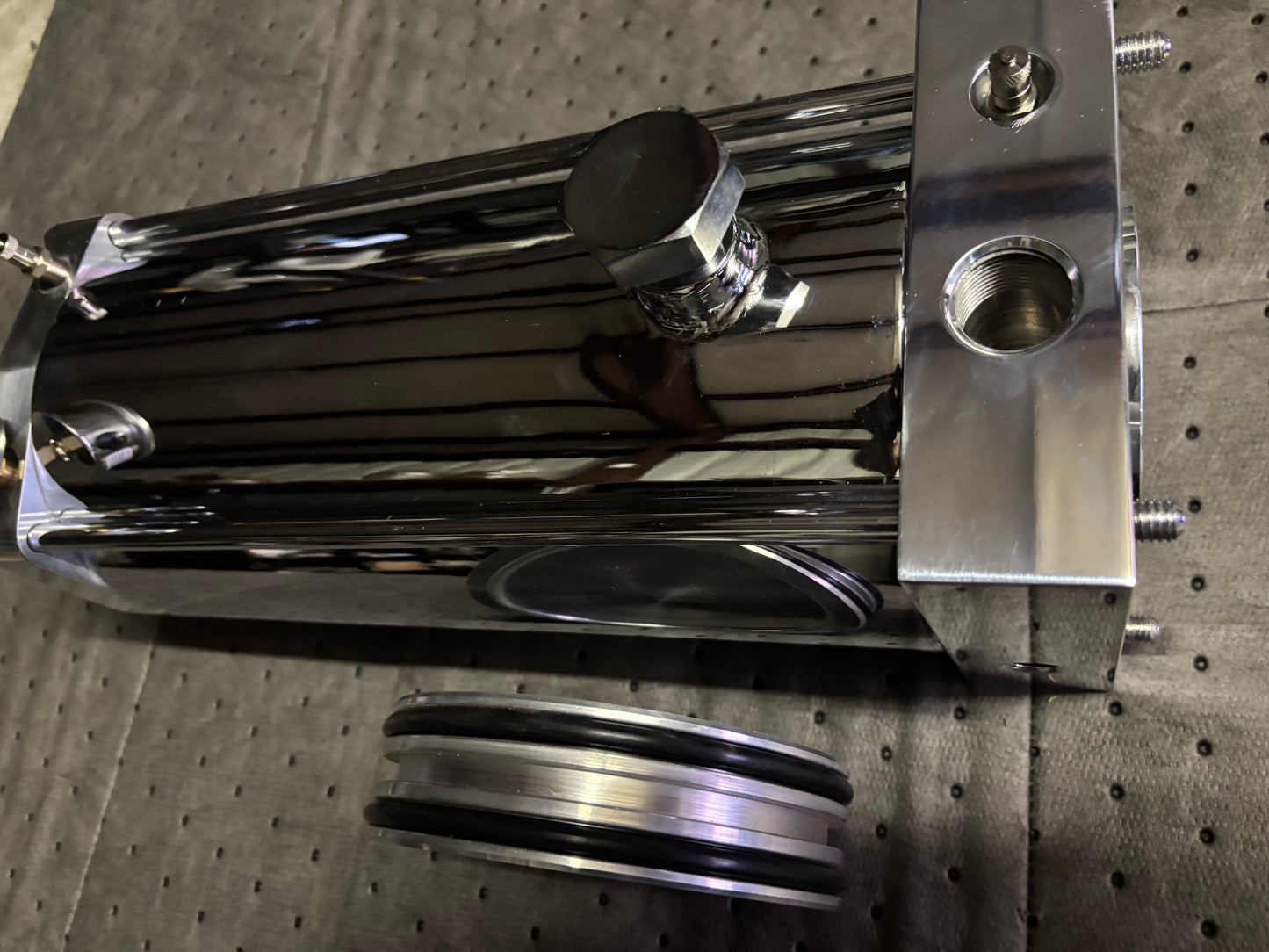 Chrome Piston Block Kit
