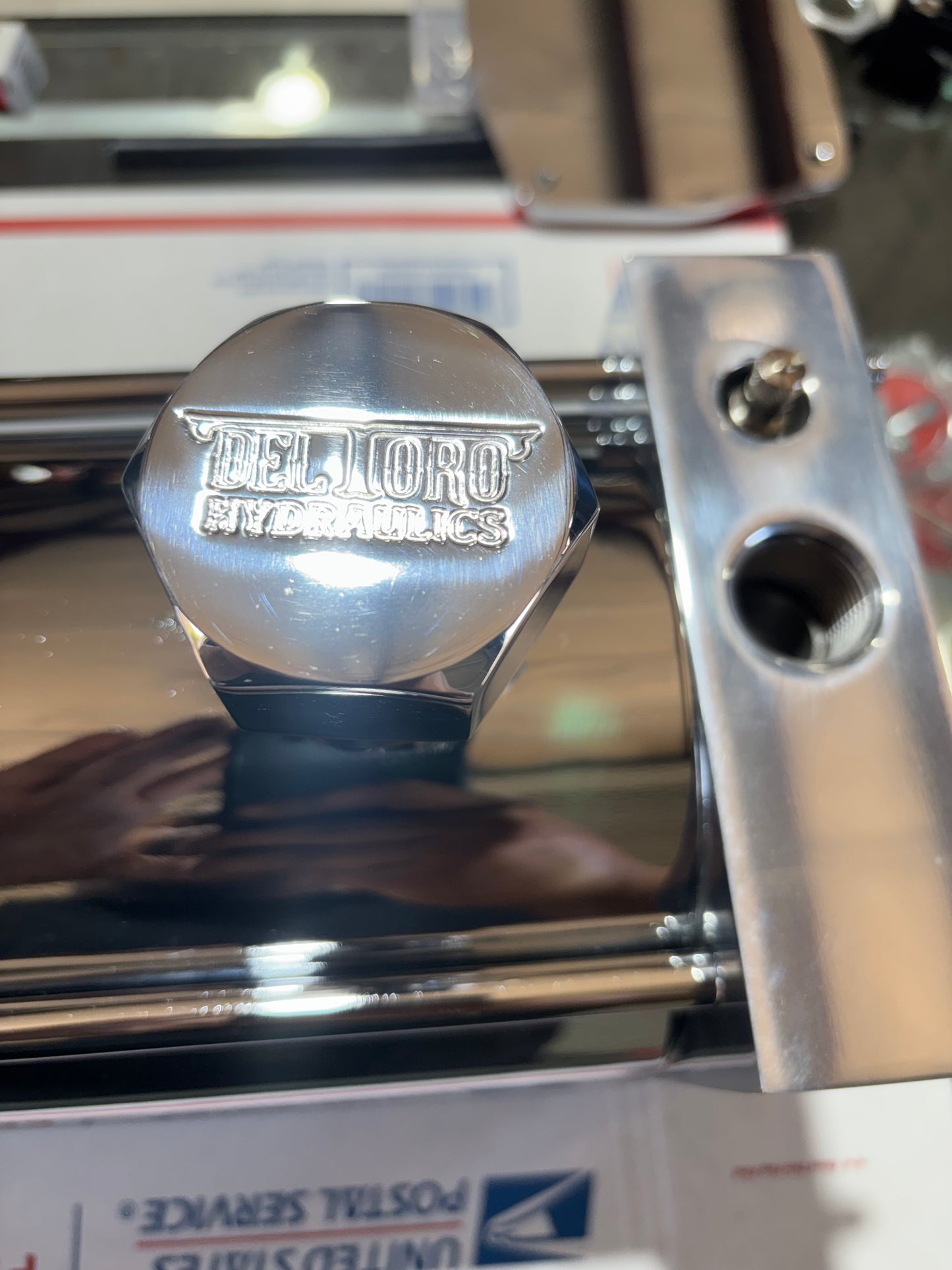 Del Toro Piston Block kit Polished/chrome
