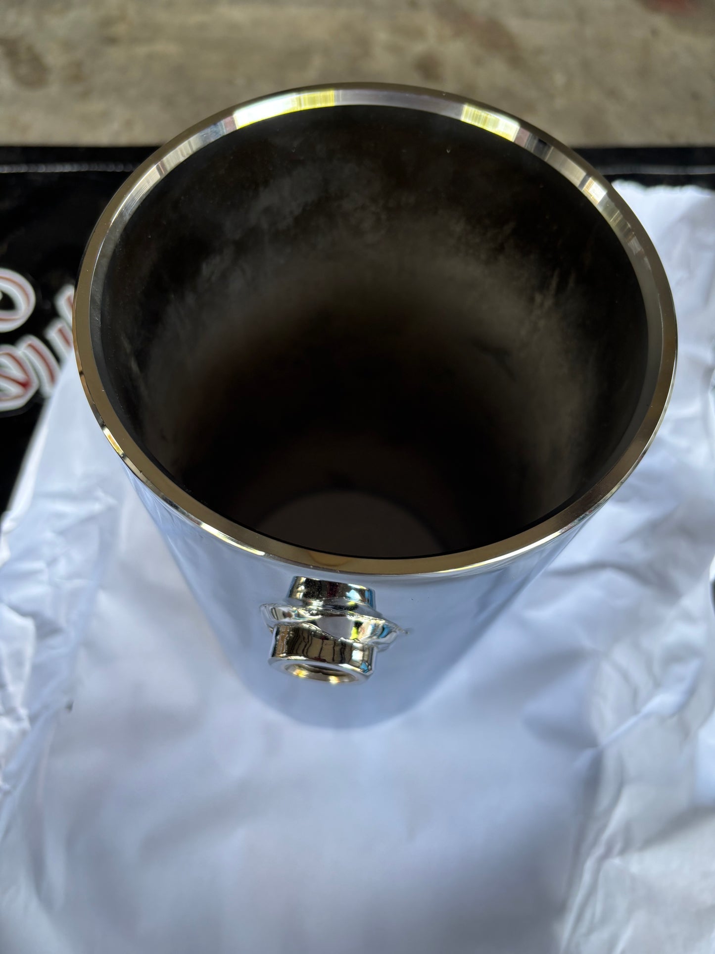Piston/bladder 11.5” steel tank chrome plated