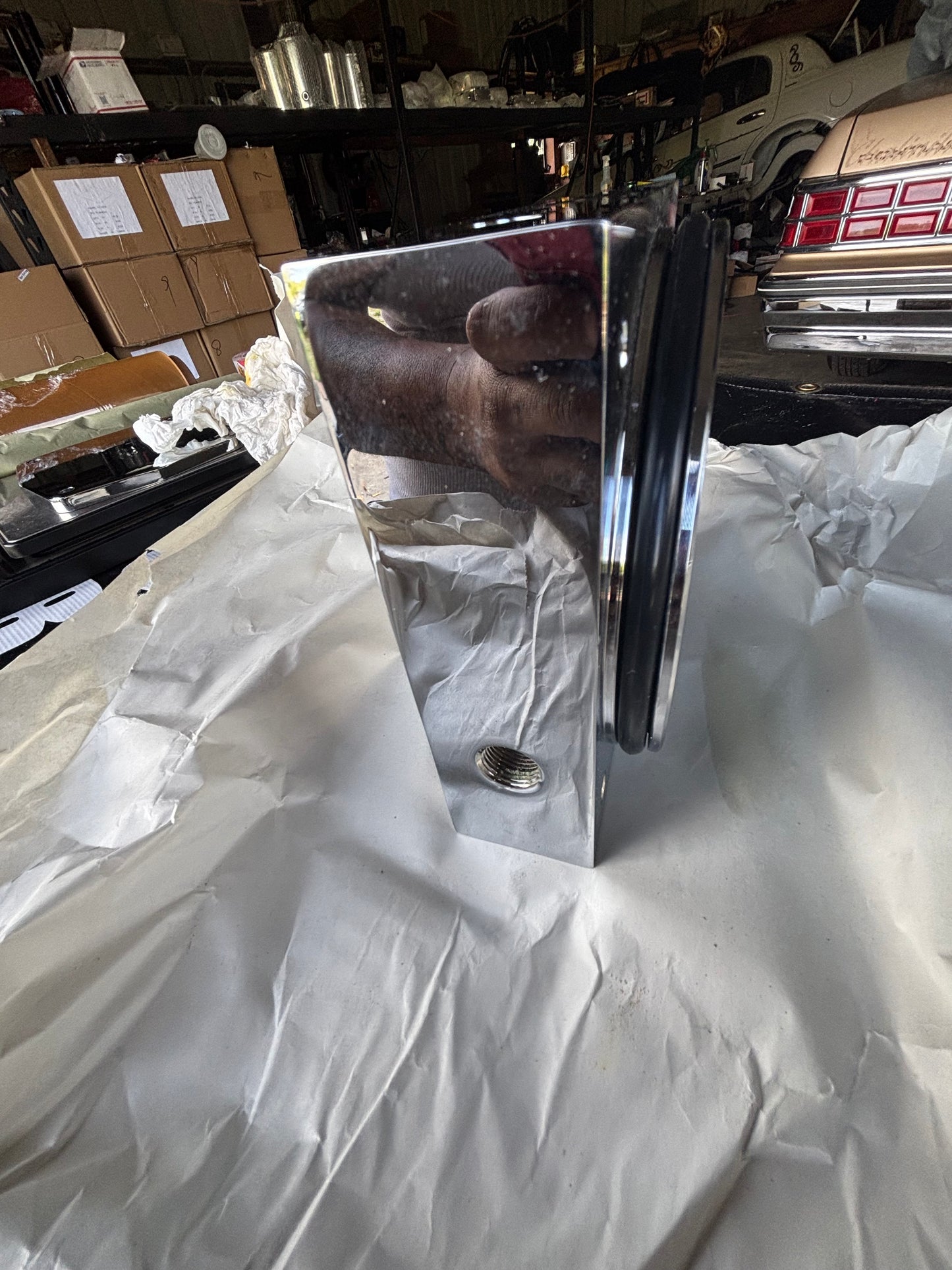 3/4” piston/bladder USA chrome block