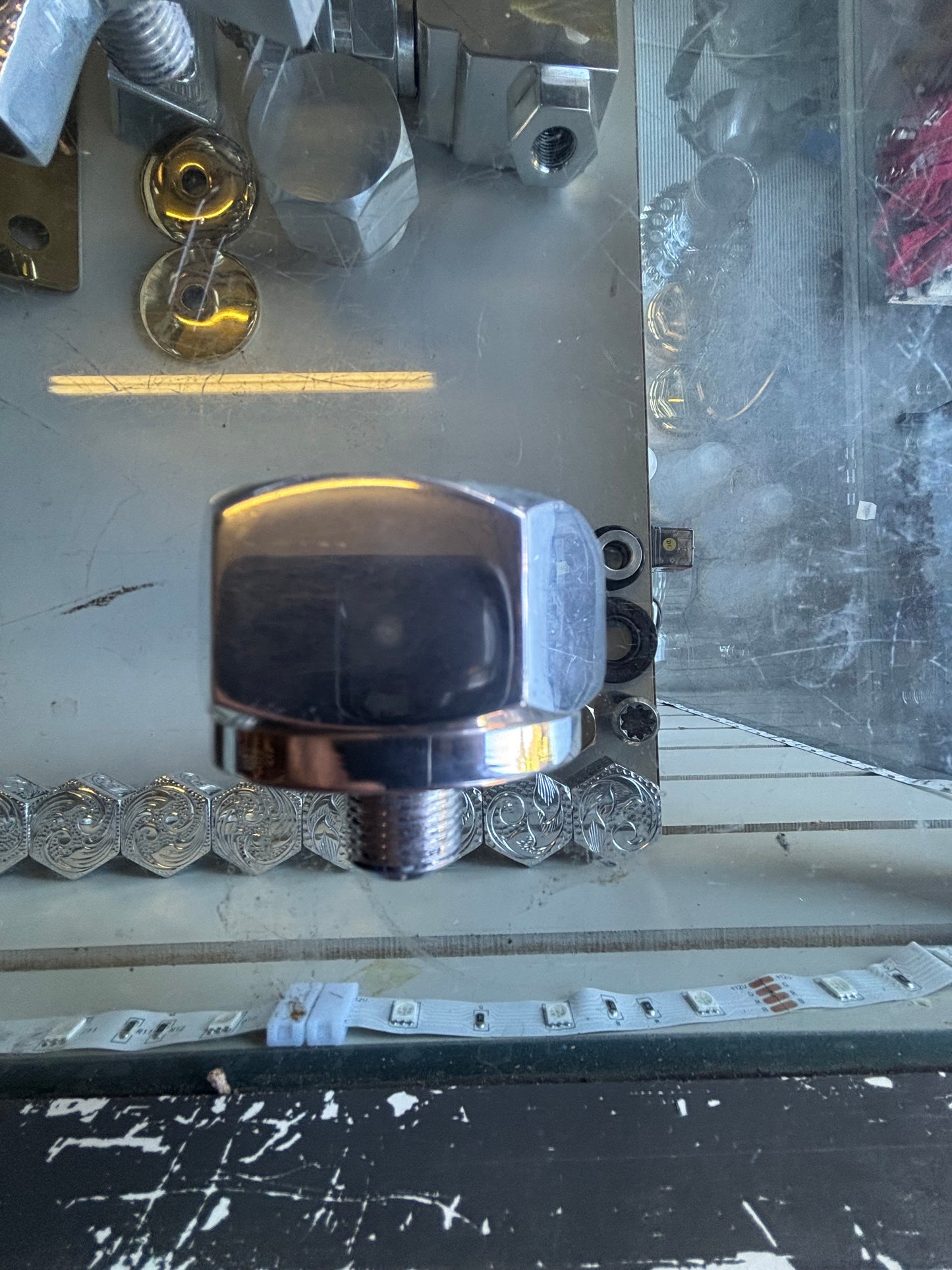 Extra Large Engraved Hydraulic Tank Plug