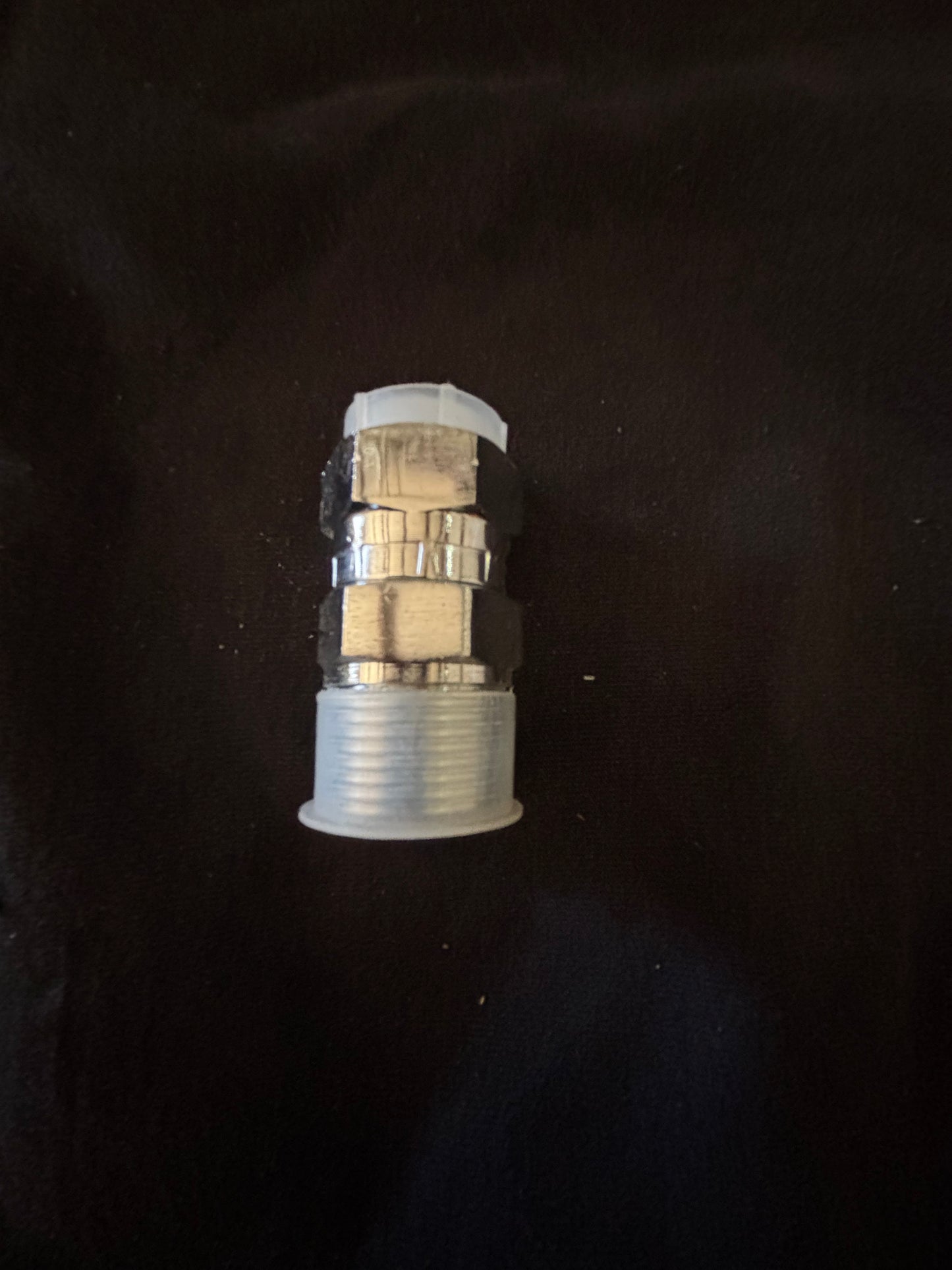 3/4m x 1/2f swivel reducer chrome fitting