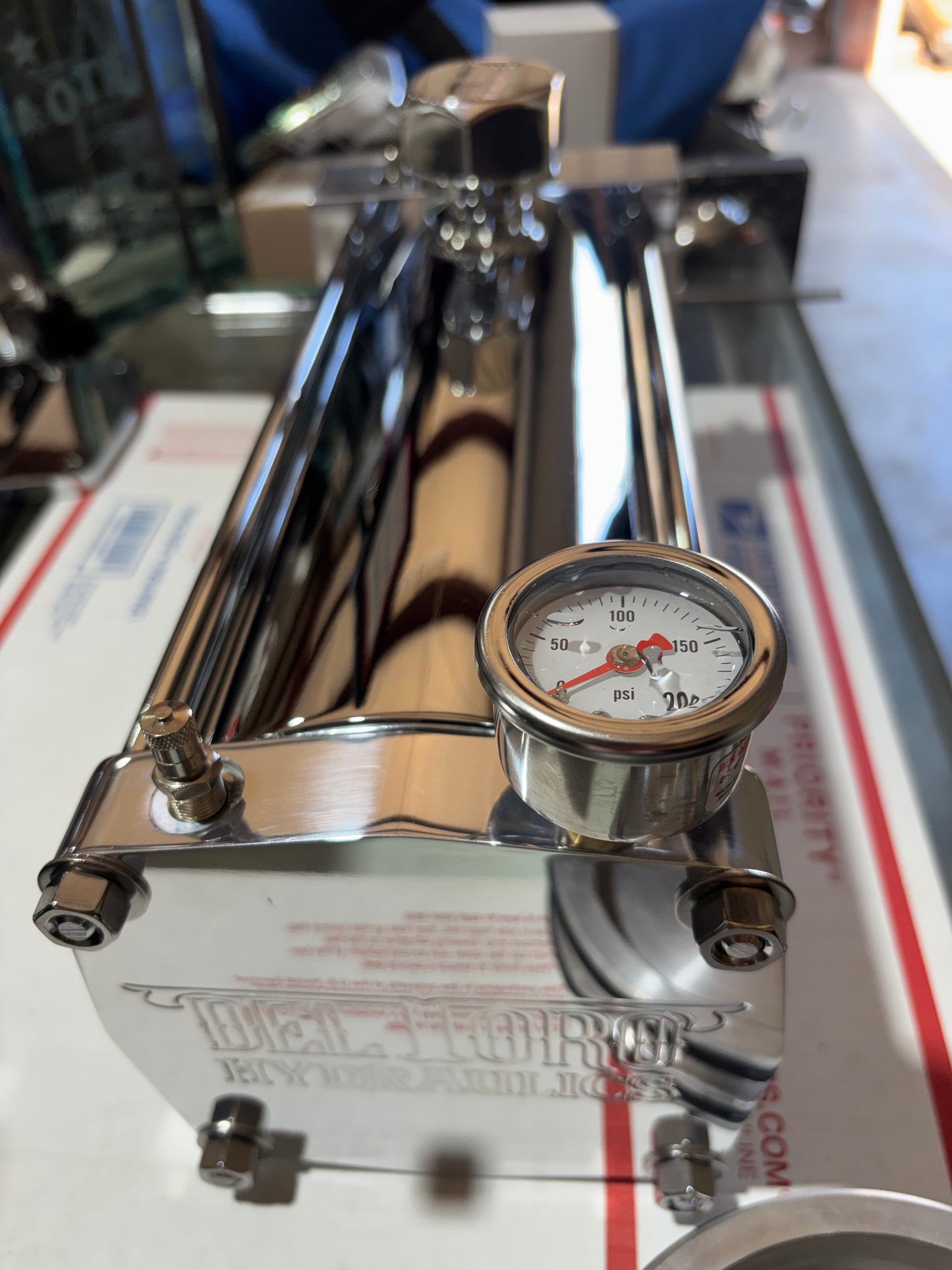 Del Toro Piston Block kit Polished/chrome