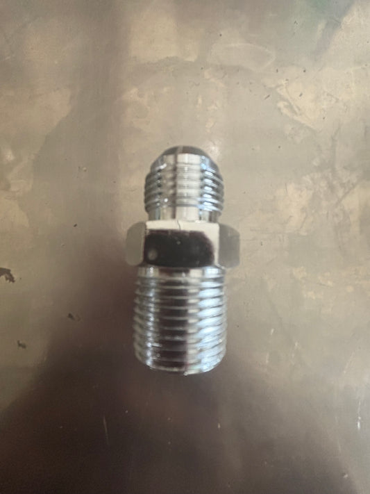 1/2x8 straight chrome fitting