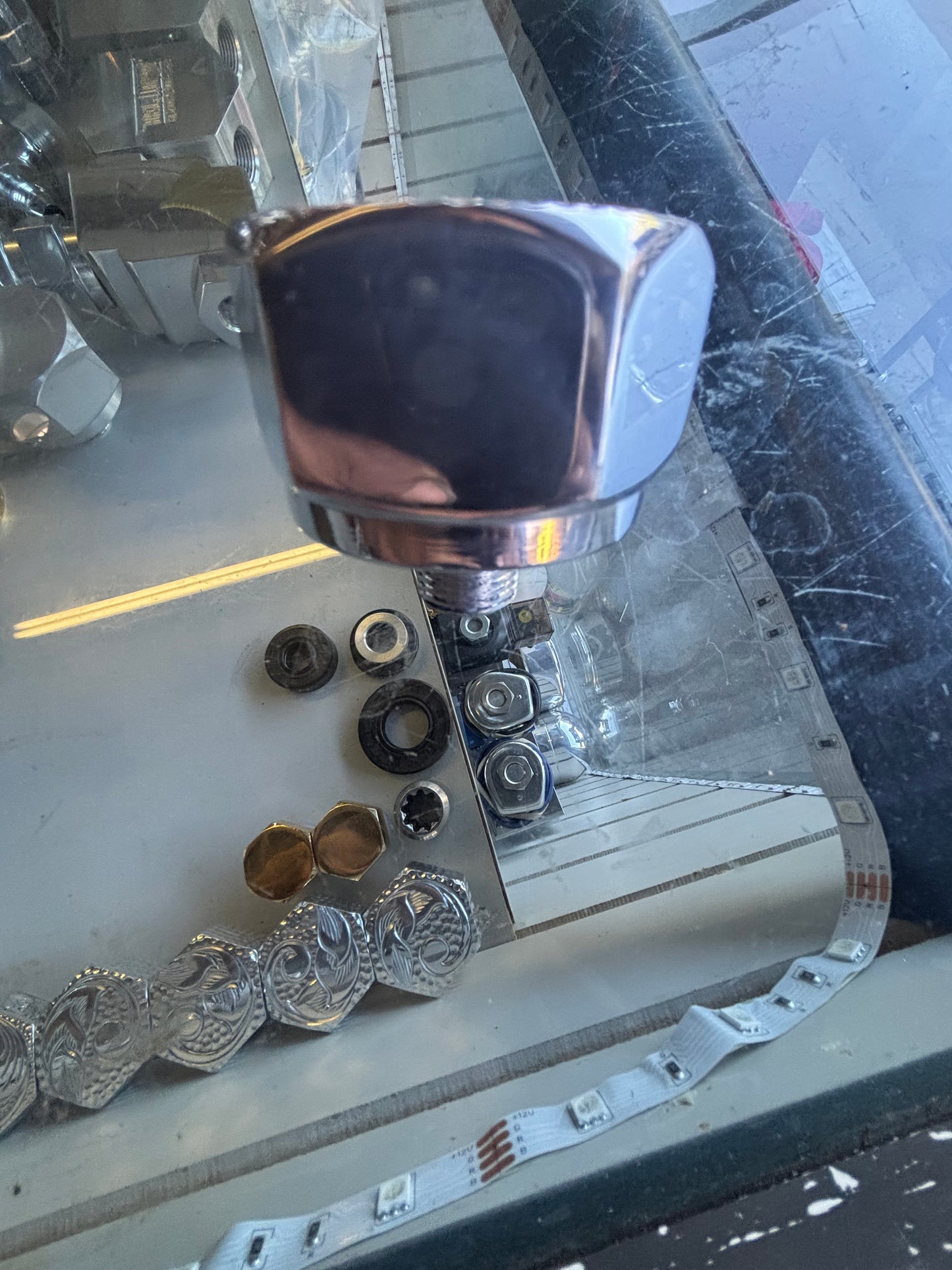 Extra Large Engraved Hydraulic Tank Plug