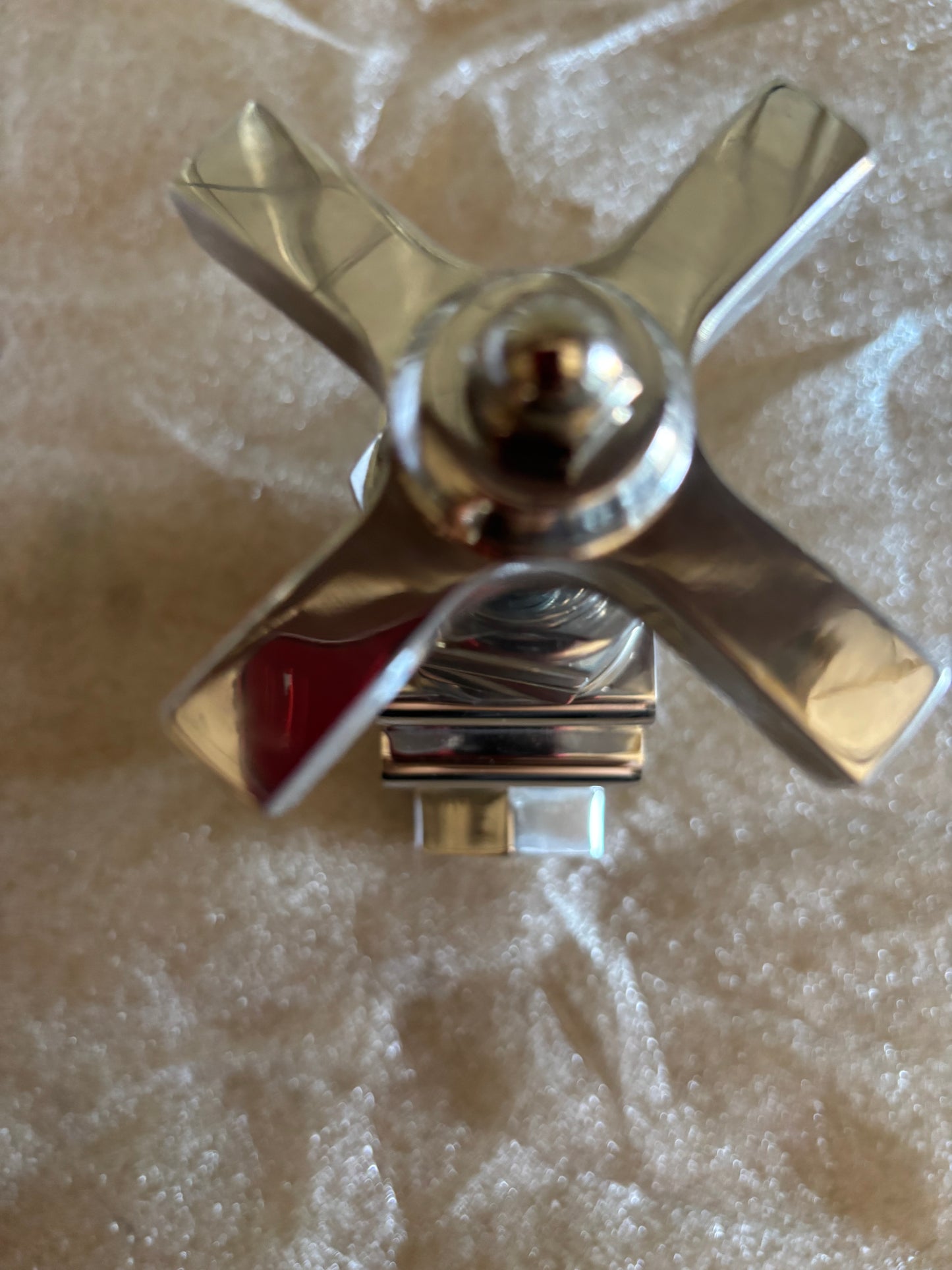1/2” npt polished zigzag slowdown