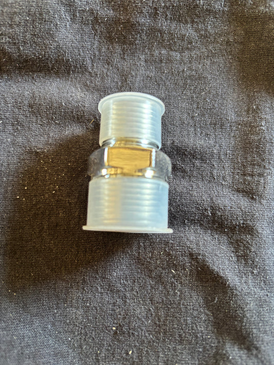 3/4 x 1/2 male straight chrome fitting