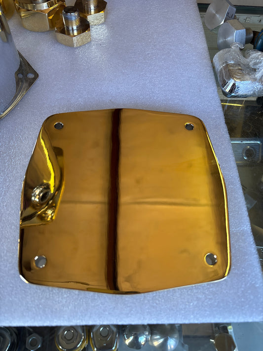 Gold-Plated Hydraulic Pump Back Plates