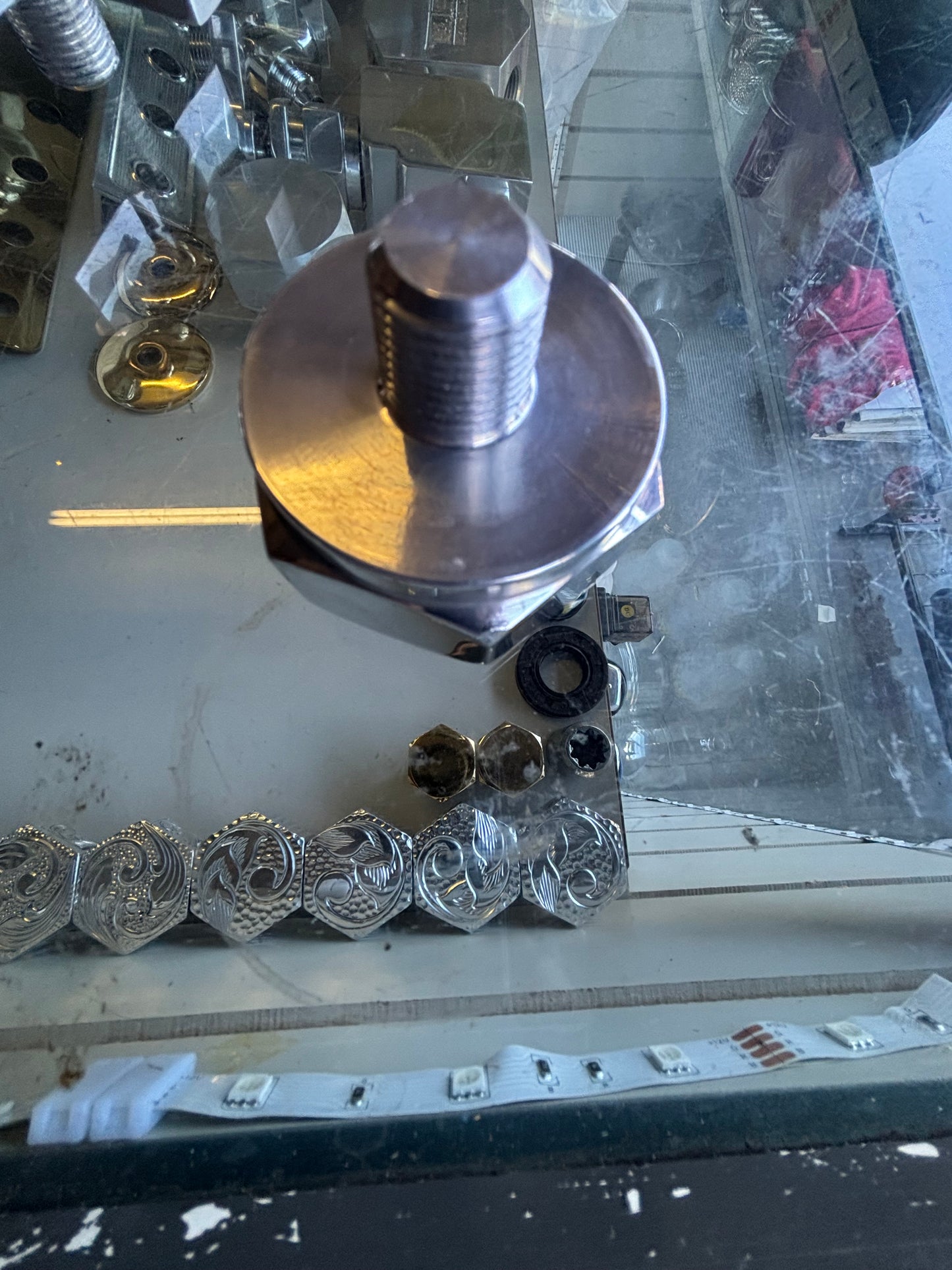 Extra Large Engraved Hydraulic Tank Plug