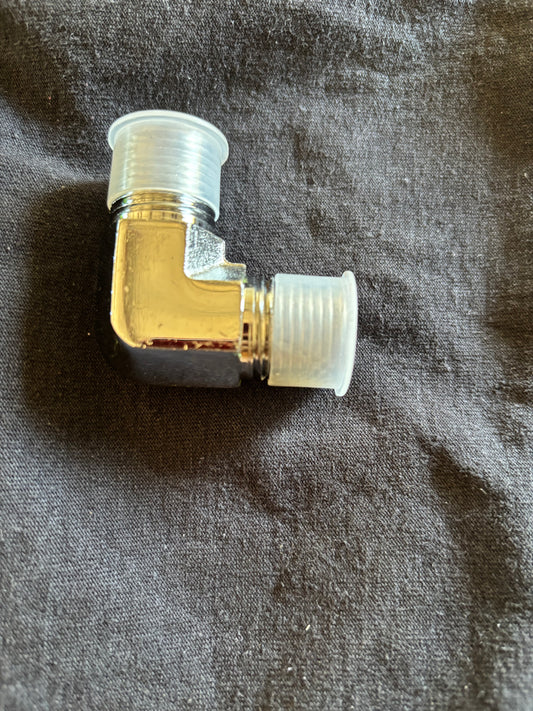 1/2x1/2 male elbow chrome fitting