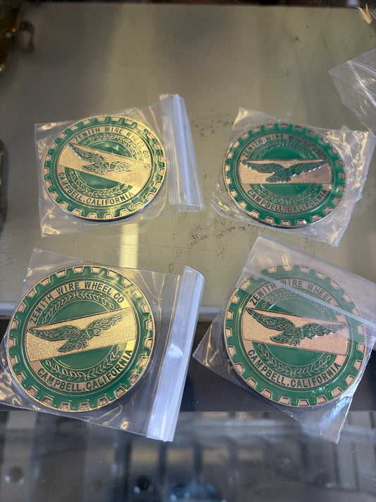 Green Chrome Zenith Chips(Set of 4)