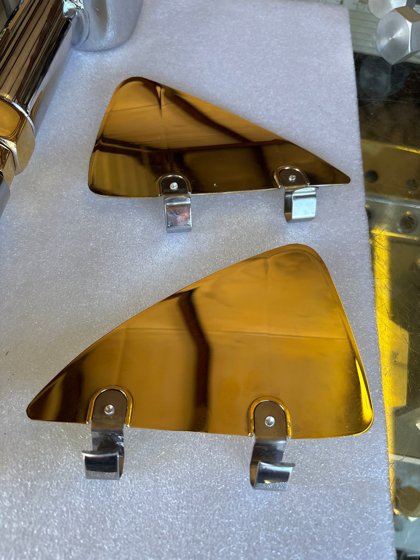 Gold Plated Window Vent Shades Impala