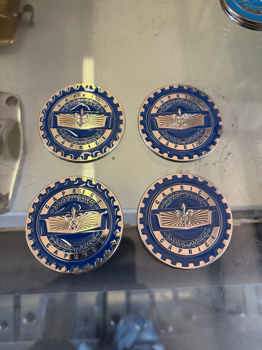 Dark Blue Caprice Zenith Style Chips (Set of 4)