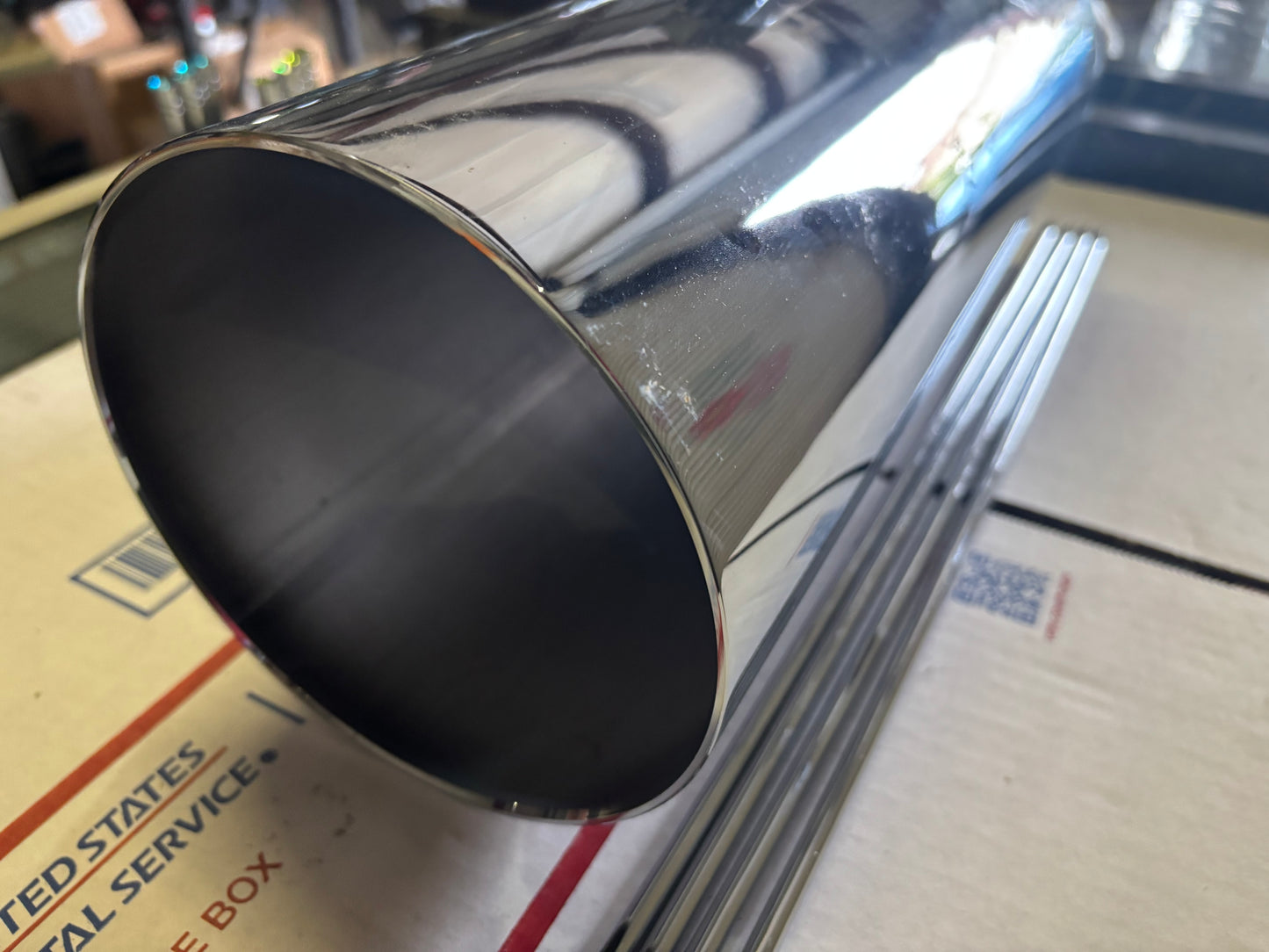 Chrome steel whammy tank