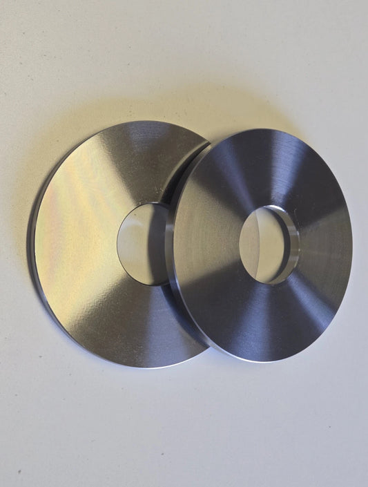 1/4” thick donuts for fat cylinders 1-5/8” hole