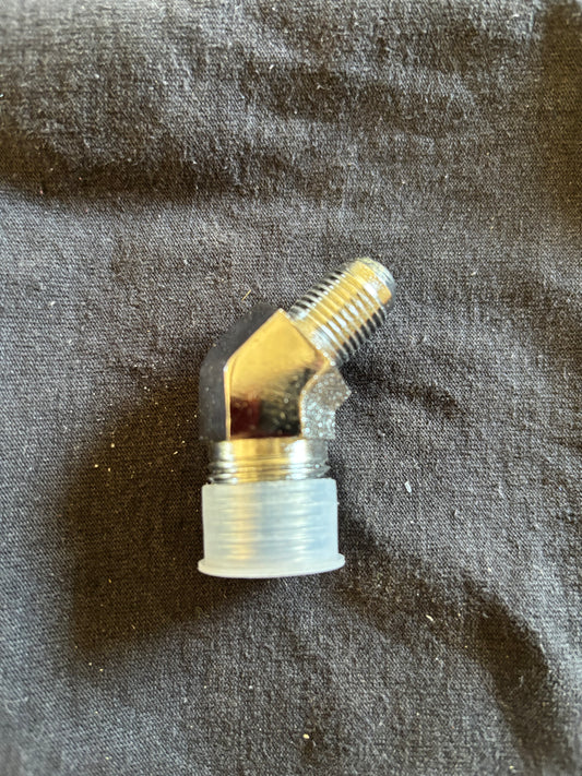 1/2x6 45 chrome fitting