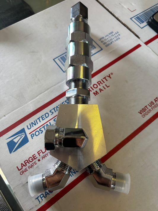 3/4” Stucchi Y Block Pressure Kit