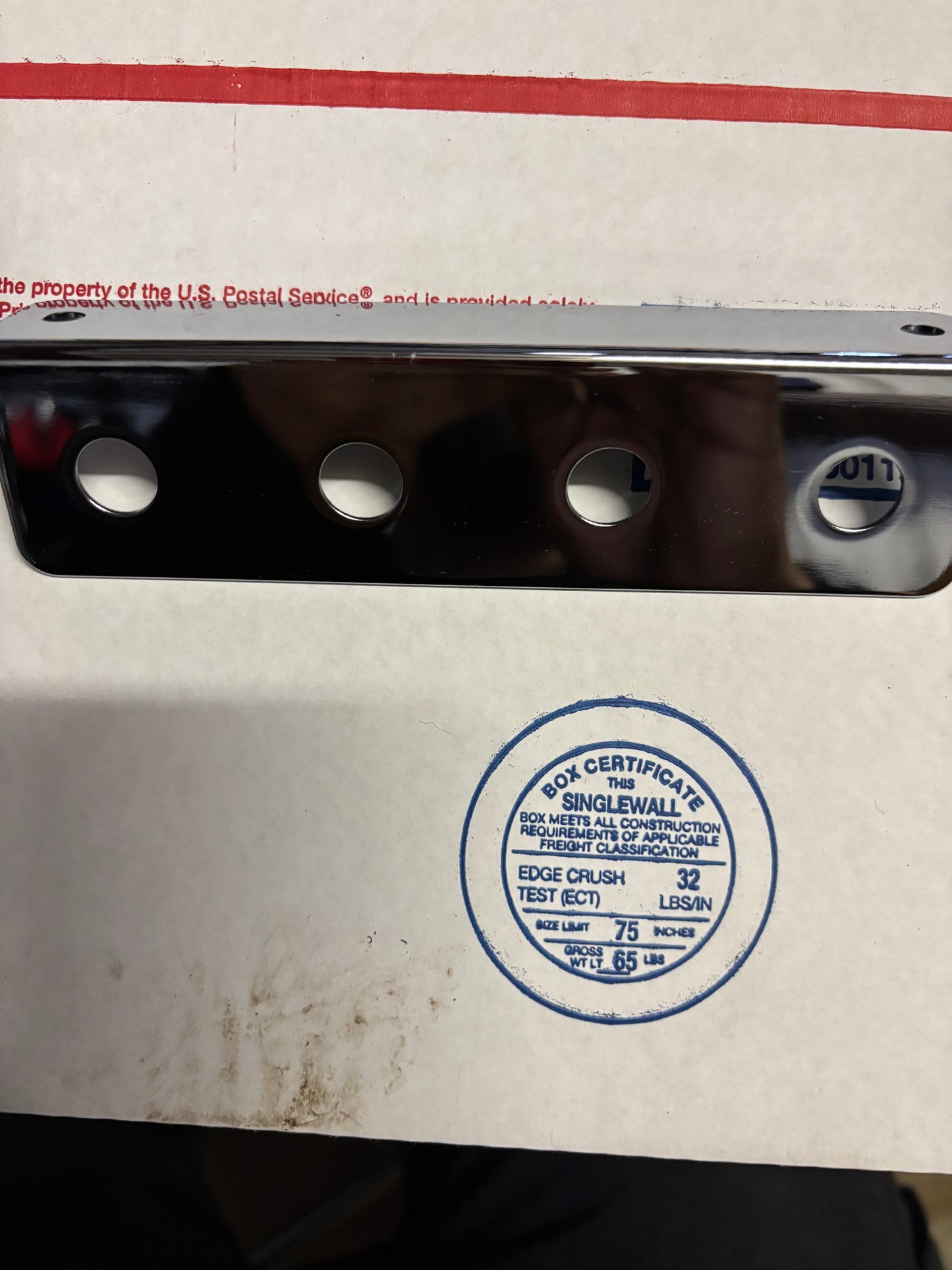 Chrome Plated 4 Hole switch plate