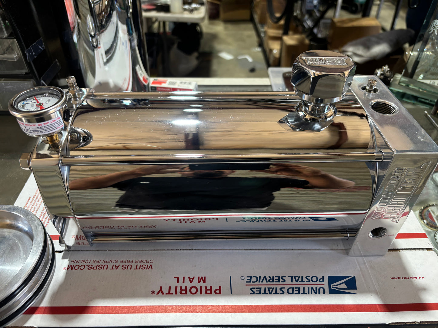 Del Toro Piston Block kit Polished/chrome
