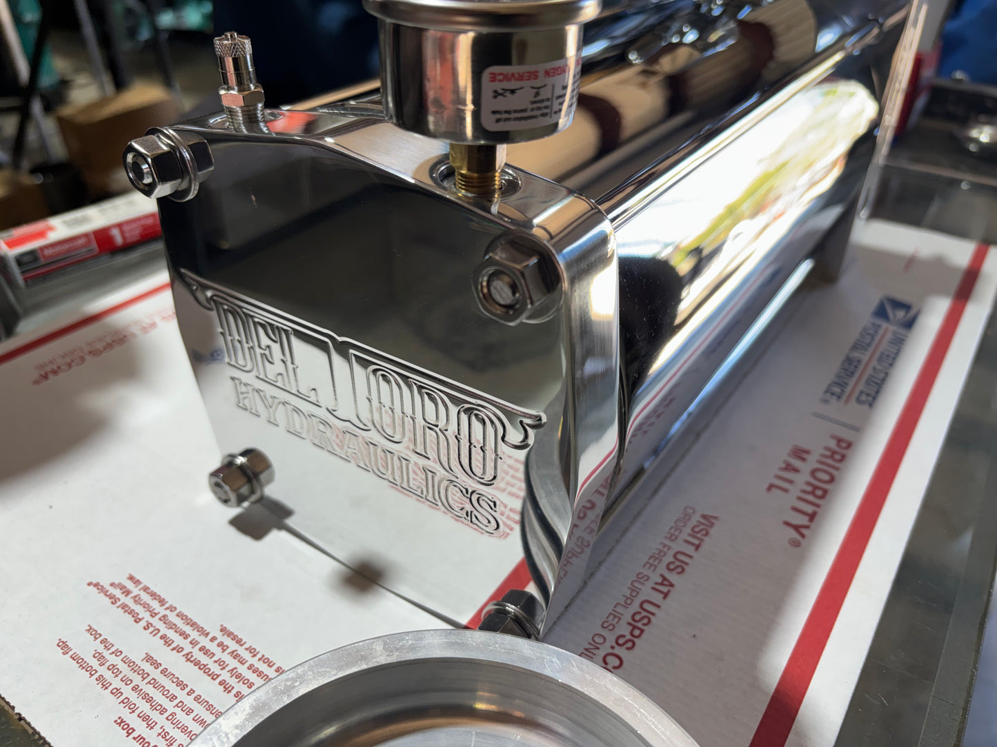 Del Toro Piston Block kit Polished/chrome
