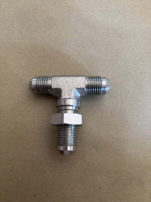 #6 bulkhead tee fitting