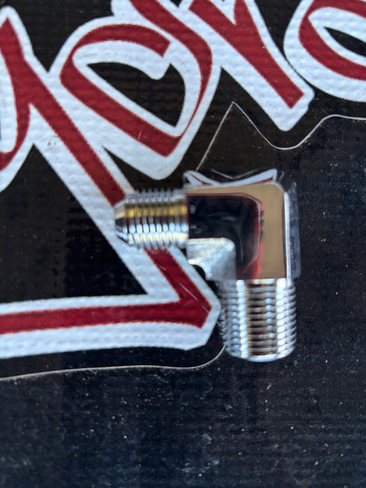 3/8 x 6 chrome elbow fitting