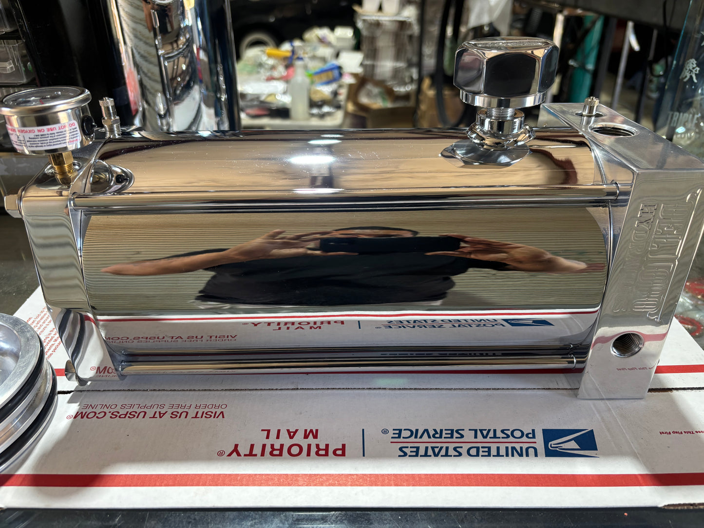 Del Toro Piston Block kit Polished/chrome