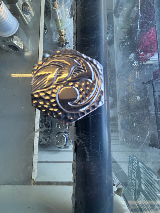 Engraved polished hydraulic Tank plug #1