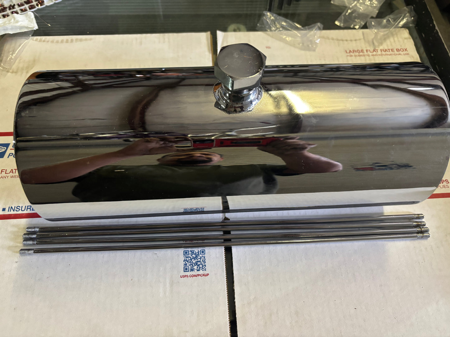 Chrome steel whammy tank