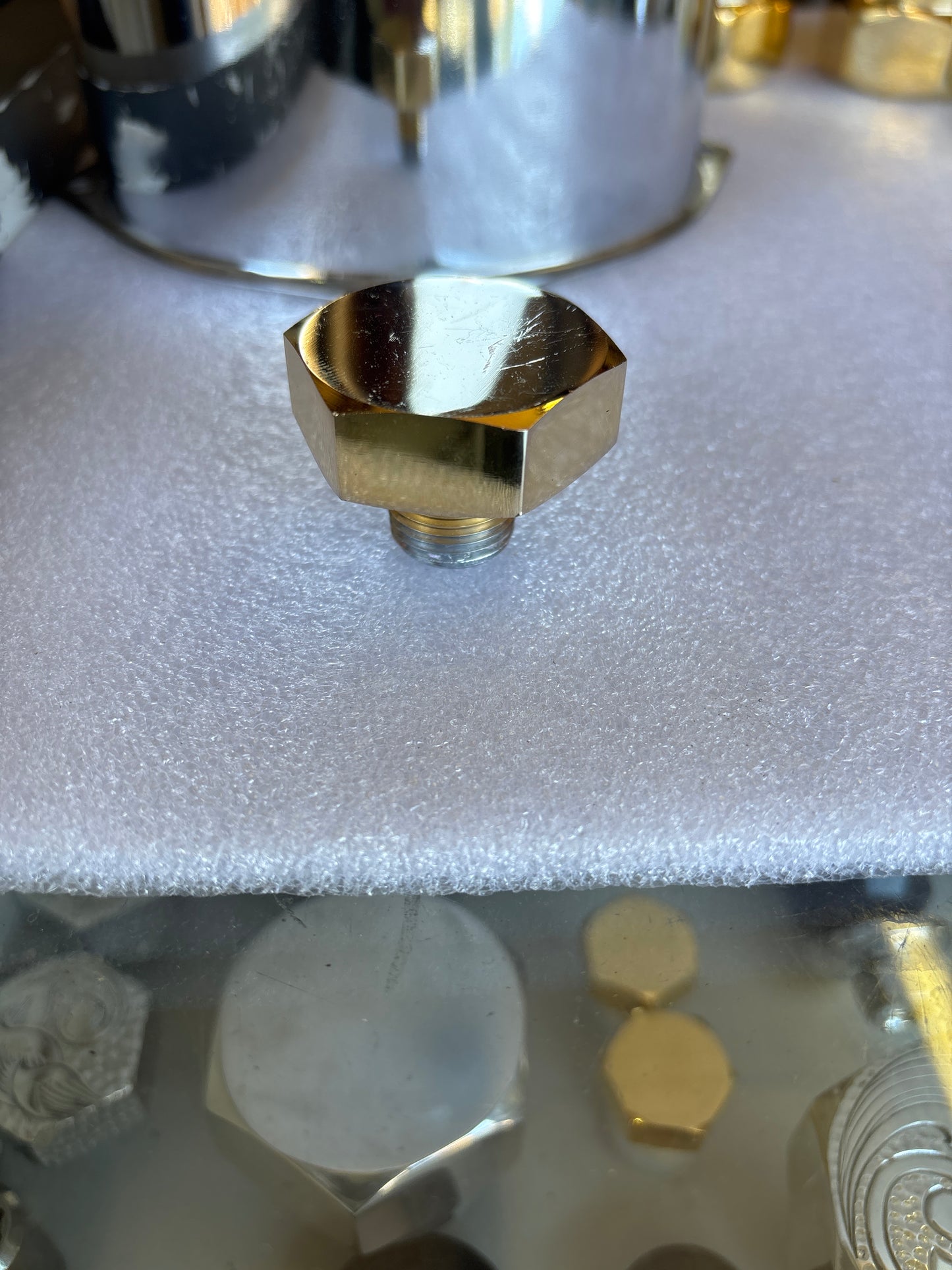 Large Hex lowrider Tank Plug