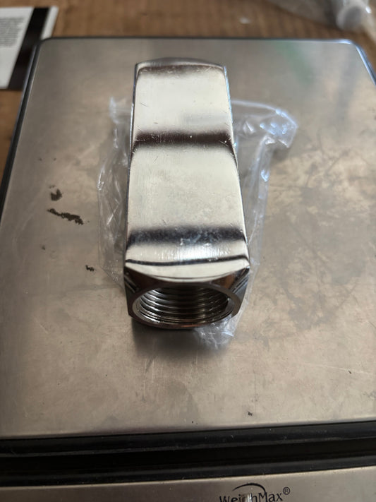 3/4 chrome square checkvalve
