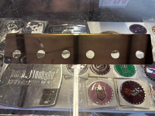 Gold plated 6 hole switch plate