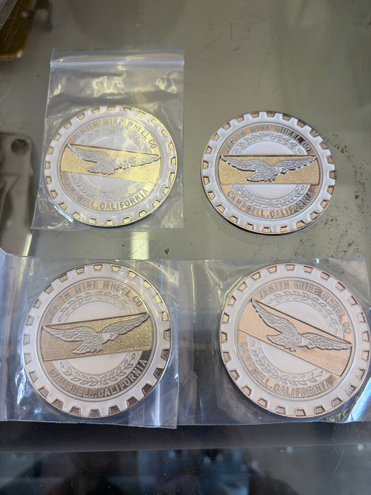 White Chrome Zenith Chips(Set of 4)