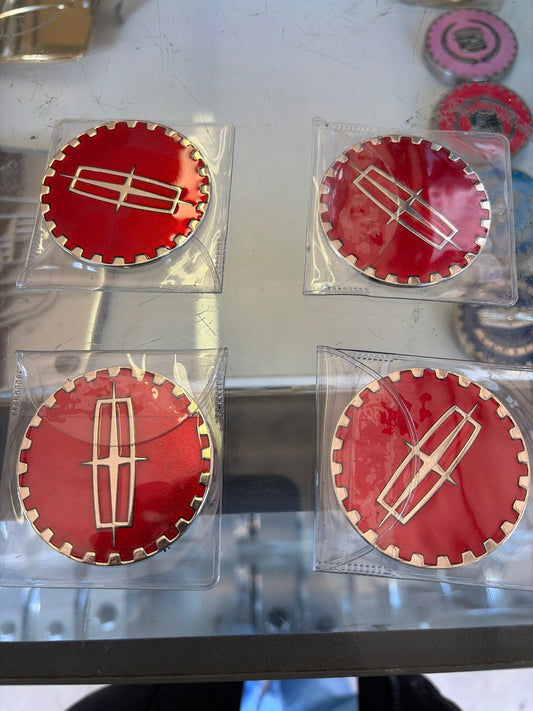 Red Lincoln Zenith Style Metal emblems Chip(Set of 4) (Copy)